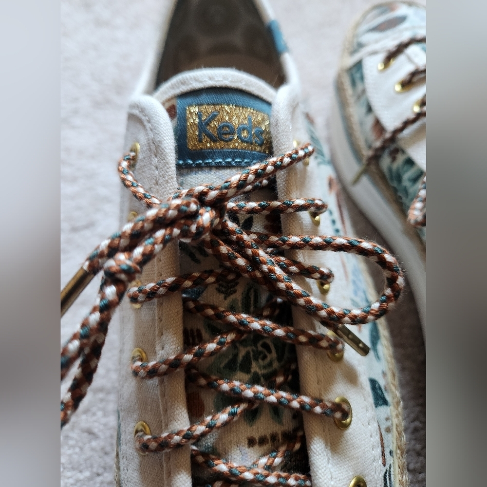 Keds x Jungalow Triple Kick Rainforest Platform Sneaker 8.5 - Picture 3 of 10